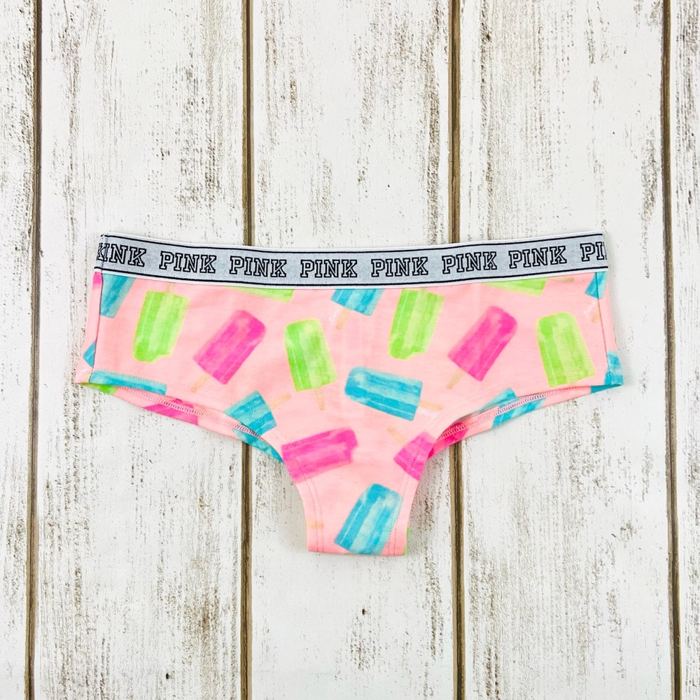 VS PINK Cheekster Pantie Small Popsicle Summer Print